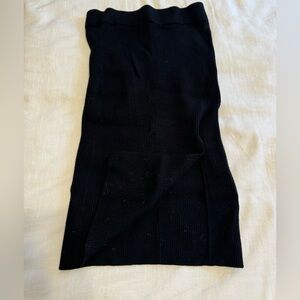 Black Knit Skirt